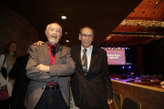 Josep Vallverdú y Jordi Pàmias, dos protagonistas de la velada.