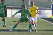 Marc Nierga, en una acció del partit de diumenge passat contra el Cornellà.