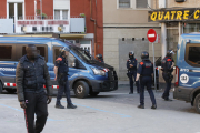 En el operativo participaron diferentes unidades de los Mossos, entre ellas del ARRO. 