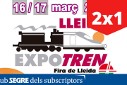 El cartell de la desena edició de la fira Expo Tren, a Fira de Lleida.