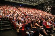 El auditorio 1 de la Llotja se llenó para el encuentro de docentes de la escuela concertada, ayer. 