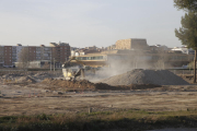 Las obras en la antigua hípica para acoger las Firetes.