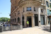 Espacio donde abrirá la nueva tienda, en la plaza Sant Joan de Lleida