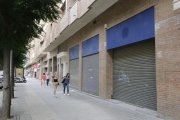 El local en el que estaban las oficinas del DNI en la calle Jaume II todavía sigue vacío.