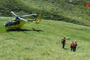 Imagen de un rescate en la Torre de Capdella este mes de agosto. 