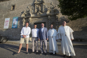 Reñé, durante su visita ayer a Sant Ramon.