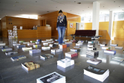 La exposición de libros del Col·legi d’Arquitectes permanecerá abierta hasta el próximo viernes.