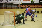 Una acció del partit de la Lliga Catalana que el Llista va guanyar dimarts passat a l’Igualada.