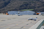 Imatge recent de l’aeroport de la Seu.