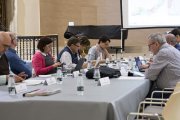 La reunió es va fer al renovat Auditori de Cervera.