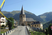 Imatge d’arxiu d’una vista de Gausac, nucli de Vielha.