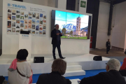 Perelada, en una conferencia en el salón de turismo Fitur de Madrid.