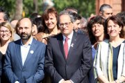 Torra, abans de declarar al TSJC.