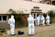 El pasado 25 marzo la UME desinfectó las instalaciones del centro de La Pobla de Segur. 