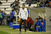 Molo, el pasado sábado durante el partido ante el Barça B.