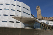 Vista general de los juzgados de Lleida, en el Canyeret. 