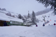 Imagen reciente de esquiadores en Baqueira.