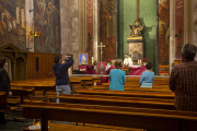 L’església de Tàrrega va iniciar ahir la Novena en honor a les Santes Espines i la Mare de Déu de l’Alba.