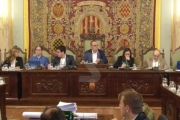 Un moment del ple de la Paeria d'aquest dimecres.