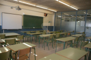 Una aula buida.