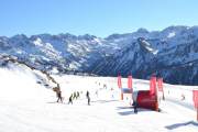 Esquiadors aquesta setmana a Baqueira Beret.