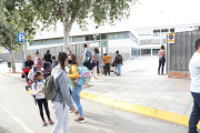 Imatge de la sortida de nens de l’escola La Mitjana de Lleida.