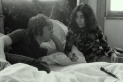 John Lennon i Yoko Ono, durant l’enregistrament del documental.