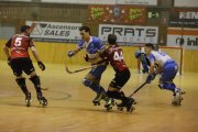 Joan Cañellas, en una acció del partit davant del Noia.