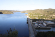 Imagen de la presa del pantano de Rialb, que abastece al Canal d’Urgell y al Segarra-Garrigues. 