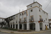 Vista de Gimenells, uno de los municipios en la línea de bus.