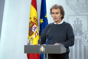 El director del Centro de Coordinación de Alertas y Emergencias Sanitarias, Fernando Simón, ayer. 