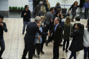 El ex Cap de Govern, Toni Martí, el domingo durante la votación.