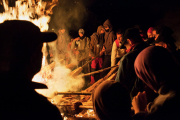 Imagen de archivo de las ‘falles’ de La Vall de Boí. 