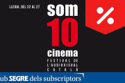 El cartell de la 10a edició del Festival de l'Audiovisual català, Som Cinema 2019.