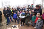 Un dels moments en què es van alliberar algunes espècies del centre de Vallcalent.