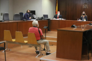 El acusado durante el juicio celebrado ayer en la Audiencia Provincial de Lleida. 