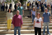 La presentación del nuevo gobierno se llevó a cabo ayer en el templo gótico de Sant Domènec.