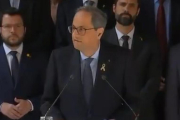 Torra demana comparèixer al Parlament i reunir-se amb Sánchez i el Rei