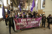 Imagen de archivo de una protesta contra la violencia machista. 