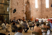 Imagen del acto de constitución de la plataforma País Rural, ayer en Montblanc. 