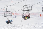 Un telecadira a les pistes de l'estació de Boí Taüll