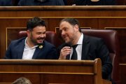 Rufián i Junqueras a la sessió constitutiva del Cong