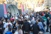 La feria recibió ayer a un gran número de visitantes. 