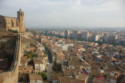 Vista general de Balaguer, donde tuvieron lugar los hechos. 