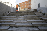 Imagen de archivo de la mejora de unas escaleras en la calle García Lorca.