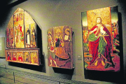 Algunas de las obras de arte del Museu de Lleida que reclama Aragón. 