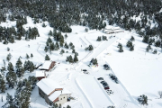 Una vista àrea de l’estació de Lles, que aviat comptarà amb un circuit FIS de fons.