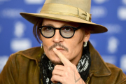 L’actor Johnny Depp, ahir al festival de cine de Berlín.