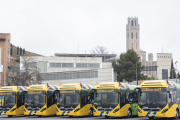 La flota de Autobusos estrenó este año vehículos híbridos.