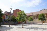 Vista exterior de les instal·lacions de l'Aula Municipal de Teatre de Lleida.